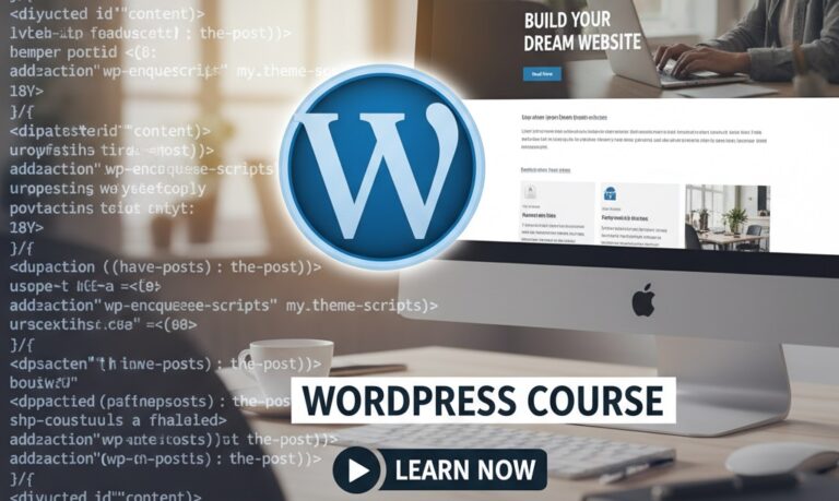 Mastering Website Design Using WordPress (Hybrid Course)